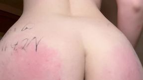 Naked Big Ass Twerk amp Spank with Pussy Peek Tease