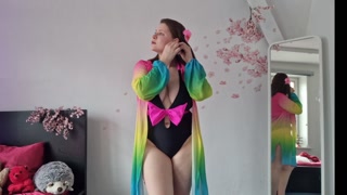 Your sexy girlfriend is getting ready for the beach just for you JOI &amp; countdown