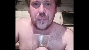 Hot cum shot! Gay eating fresh cum! Slut'_s face covered in cum! These sluts only live in Russia!