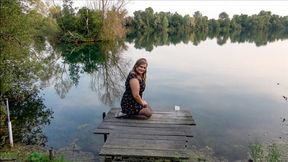 Spontaneous lake-side fling! Did I get caught?