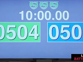 Public lez wrestlers fight in group sex in front of people