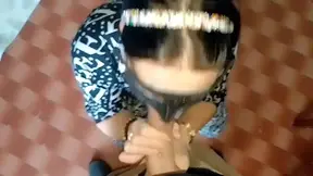 my stepmom gives me a blowjob in the dining room and swallows all the cum