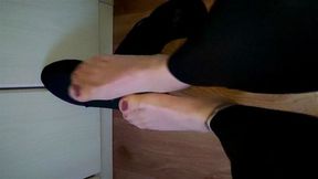 Nylon Foot and Toe fetish