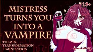 Dominatrix Turns you into a Lady Vampire [ASMR RP] [F4M] [JOI] [Gender Bender] [Feminization}