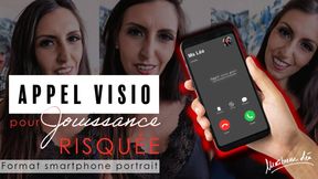 Appel visio pour jouissance risquée