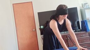 Playing a Little with His Dick