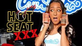 Hot Ones XXXtra Spicy Porn Parody - Sexy Petite MILF Pours Flaming Hot Sauce On Pussy Lips BBC Hot Sauce Challenge