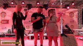 Funny show with pornstars on stage