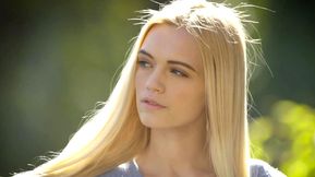 Long haired beauty Alex Grey getting slammed in bed