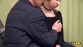 Teen Alice Klay's sugar daddy debt bondage leads to steamy loan servicing and naughty&#x1F608; repayment