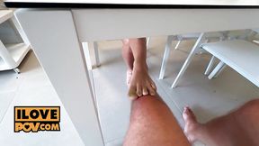 Naughty GF Kris Price shows POV of her hardcore fantasy