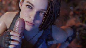 Jill Valentine Facial Handjob