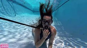 Forward Rolls with Scuba Tank