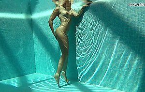 Olla is a sweet swimmer