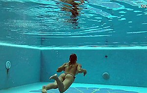 Olla is a sweet swimmer