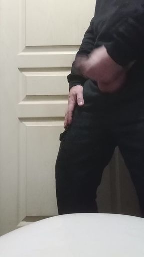 Swallowing in the toilet