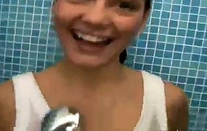 Masturbating in the shower