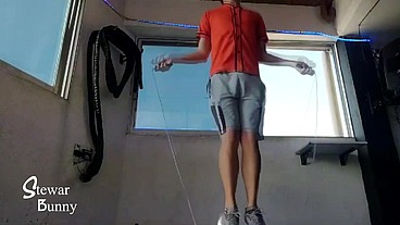 Training in the gym