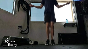 Training in the gym