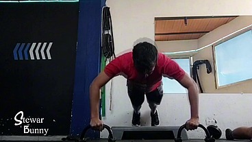 Training in the gym