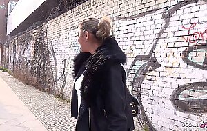 German scout - real berlin curvy milf danka no condom fuck for cash