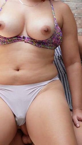 Real lesbian couple have sex and play with their strapon   Clip 1