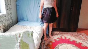 Sweet Sissy Cuddling in Bed