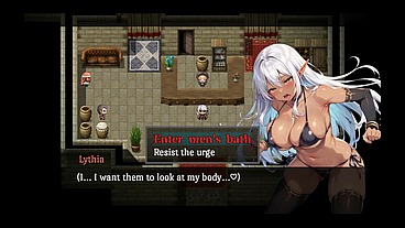 Lythia Sigil of Lust [ HARD Hentai Game ] Ep.6 Heroine cursed getting a BUKKAKE in the PUBLIC BATH HOUSE !