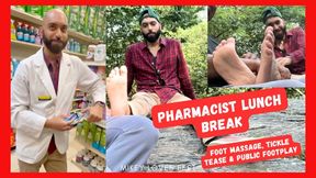 I Met This Pharmacist Then Massaged and Tickled His Feet in Central Park- GayFeet, GayTickling, GayMassage