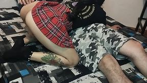 follando con el maestro de la universidad y nos pillan