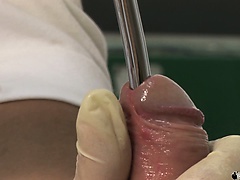 Cock Sounding carried out in near sterile conditions to prevent germs