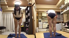 Yua Nanafuji's Plump Perfection in Tight Bloomers – Sweaty Close-Ups & Fetish Fun