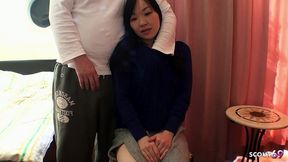 petite japanese virgin teen pickup and seduce to first time fuck by old guy in uncensored casting