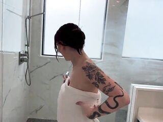 Spying On My Large Melons Stepsister Showering! - Jade Harper - Luke Cooper