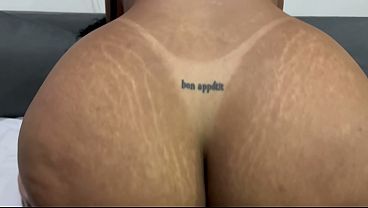 Bbw brasileira Negra de 21 anos fode muito com dotado em sexo interracial