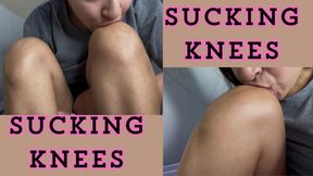 Sucking my knees