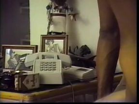 Black gay dude with mustache loves a big white cock in his tight asshole (No audio but music)