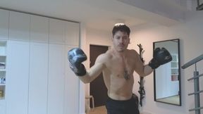Boxing POV: bully beats you up and then you suck his cock