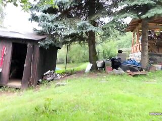 Rainy Day Barbeque Party with Short Skirts No Pants and with Petite Straps on Try On Haul Day with Leon Lambert Beauties