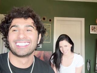 Her 1st Sextape. Green eyes, Consummate boobs & Raw Creampie