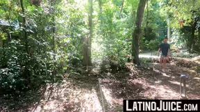 LatinoJuice.com - Joel & Leo - Alluring teen Leo masturbates alone his hot throbbing