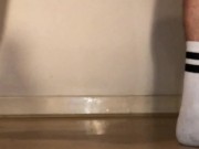Swinging SOFT DICK & EXTREMELY HEAVY BALL STRETCHER in Slow Motion for 13 minutes