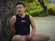 【ONALOG】野外で潮吹きオナニー