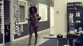 My Sexy Black Coworker Brings Me Coffee And Donuts With Vickie Starxxx
