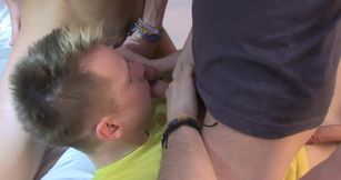 Lustful boys pose hot in hotel room when they fuck in crazy scenes