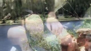 Succulent twink appreciates crude sex meeting and cum on ass in nature