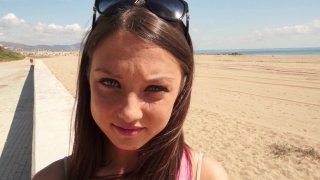 Slim Teen Foxy Di Swallows a Cum Load After a Hardcore Fuck