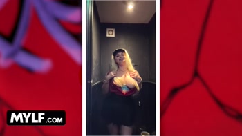 Seducing to Keep My Job: Blonde MILF POV Blowjob