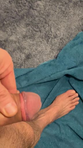 My feet and cock freshly washed...