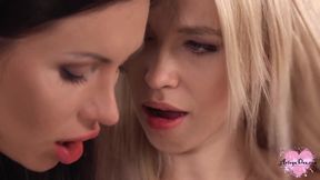 Hot Minx Lesbian Sex and Crazy Orgasm From Tender Pussy Licking